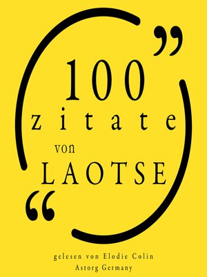 cover image of 100 Zitate aus Laozi
